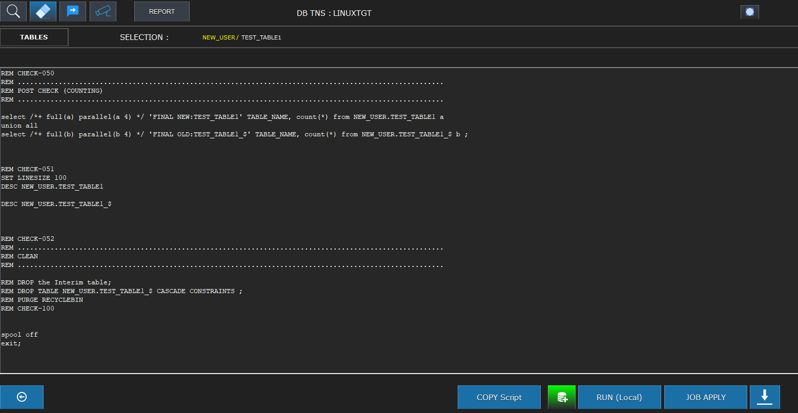 Run Script